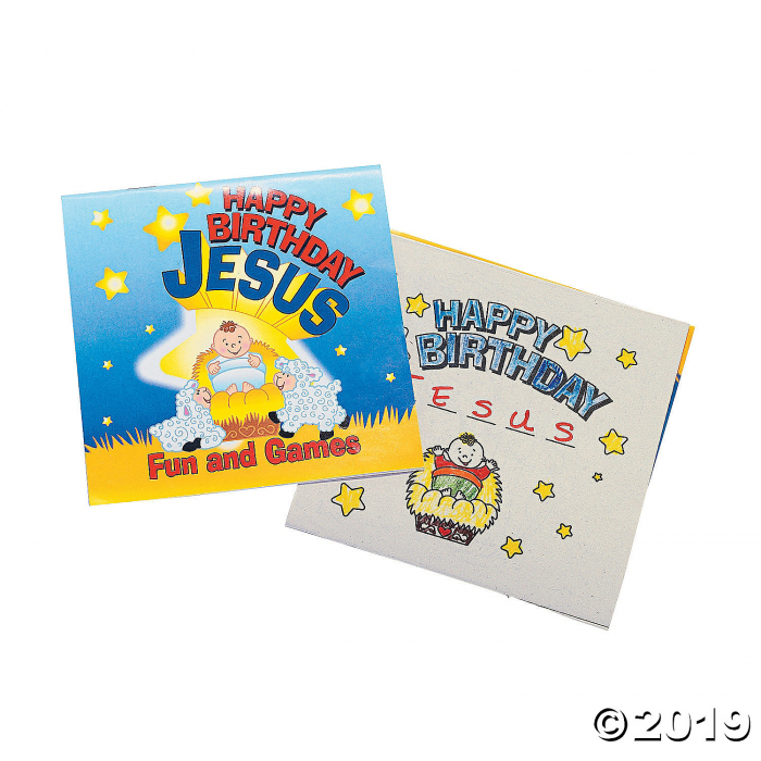 Happy Birthday Jesus Fun & Games Activity Books (48 Piece(s))