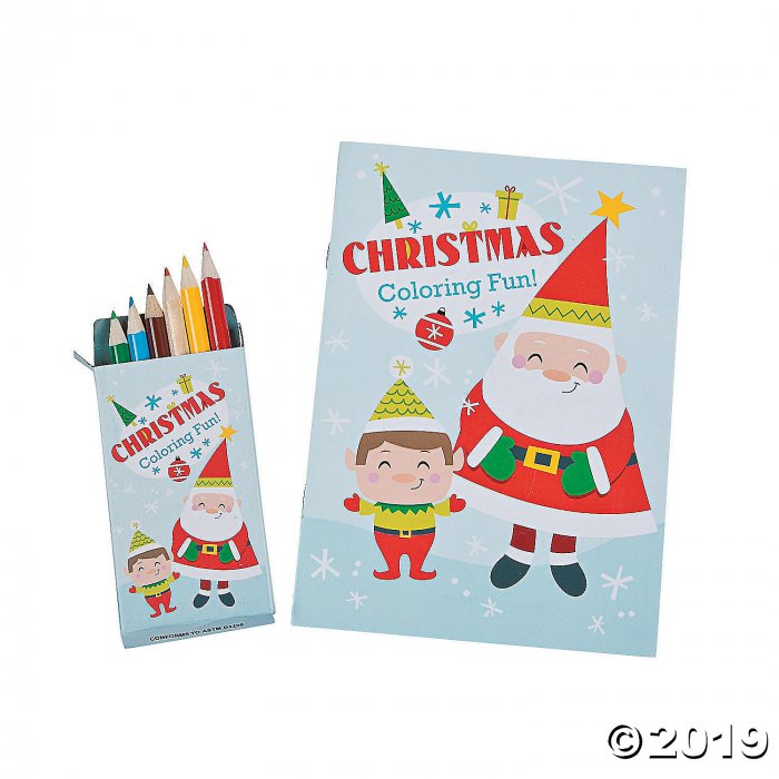 Nordic Noel Coloring Books with Colored Pencils (12 Set(s))