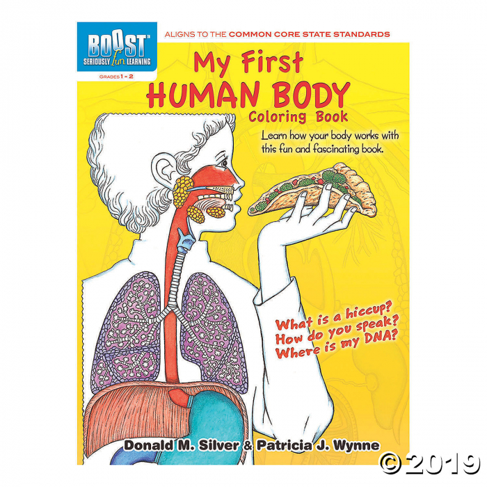 BOOST Educational Series My First Human Body Coloring Book, Pack of 6 (6 Piece(s))