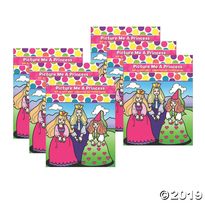 Do-A-Dot Art® Picture Me A Princess Creative Art & Activity Book, Pack of 6 (6 Piece(s)) Do-A-Dot Art® Picture Me A Princess Creative Art & Activity Book, Pack of 6 (6 Piece(s))