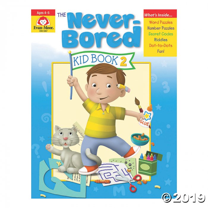 The Never-Bored Kid Activity Book, Grades PreK-K, Book 2, 2 Books (2 Piece(s))