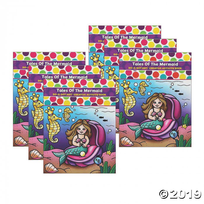 Do-A-Dot Art® Tale of the Mermaids Creative Activity Book, Pack of 6 (6 Piece(s))