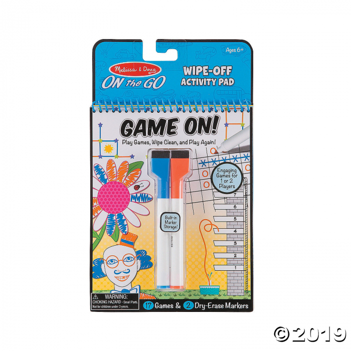 Melissa & Doug® Write-On/Wipe-Off Activity Games Pad (1 Piece(s))