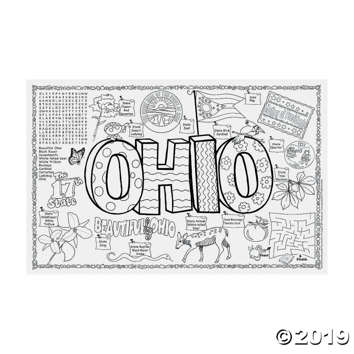 State Symbols and Facts Funsheets: Ohio (30 Piece(s))