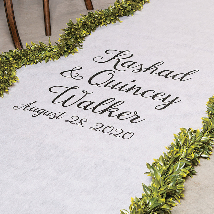 Personalized Names Aisle Runner (1 Roll(s))