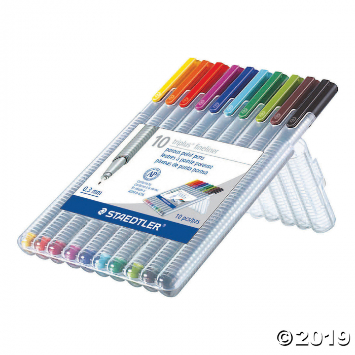 Triplus Fineliner Pens 10/Pkg-Multi (1 Set(s)) Triplus Fineliner Pens 10/Pkg-Multi (1 Set(s))