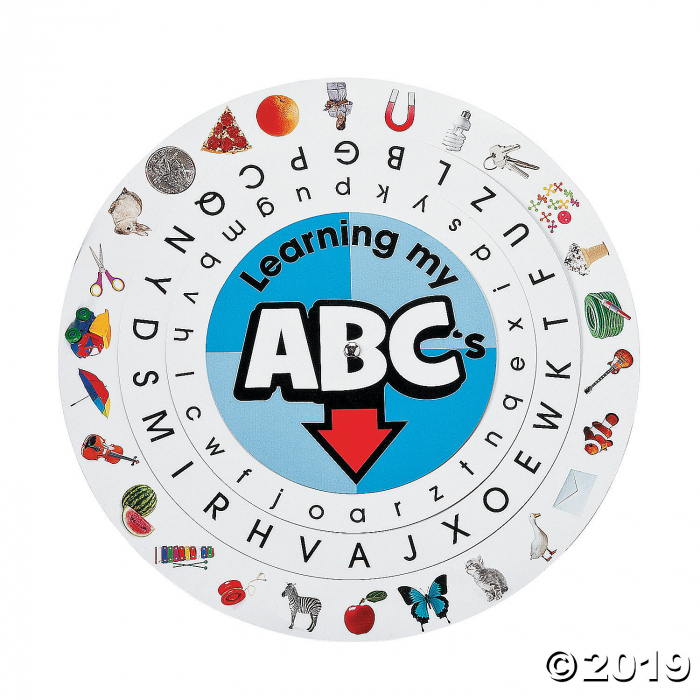 Alphabet Learning Wheels (Per Dozen) Alphabet Learning Wheels (Per Dozen)