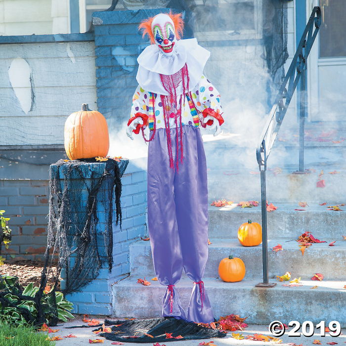 Standing Animated Clown Halloween Decoration (1 Piece(s))