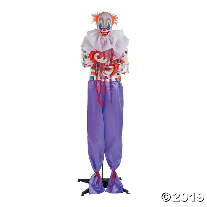 Standing Animated Clown Halloween Decoration (1 Piece(s))