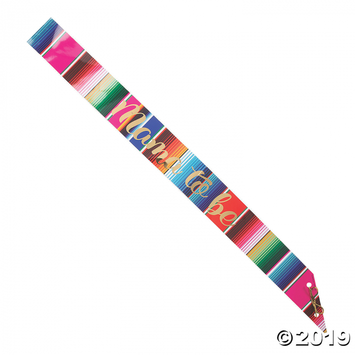 Fiesta Mama To Be Sash (1 Piece(s))