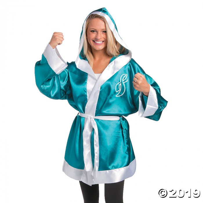 Teal Ribbon Boxing Robe (1 Piece(s))