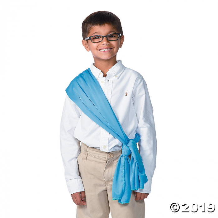 Light Blue Costume Belt/Sash (1 Piece(s))