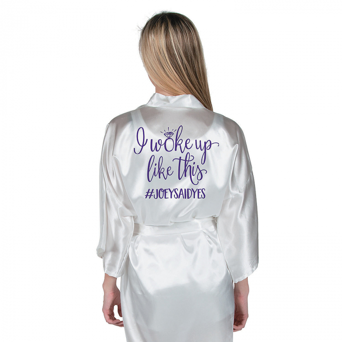 Personalized Woke Up Like This Robe (1 Piece(s))