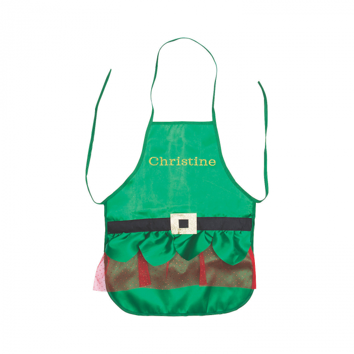 Personalized Kid's Elf Apron (1 Piece(s))