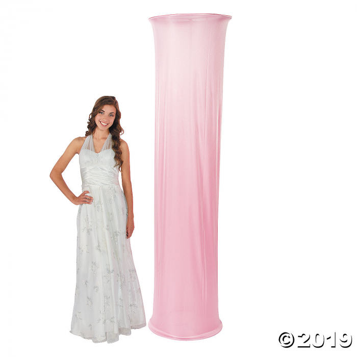 Light Pink Fabric Column Slip Light Pink Fabric Column Slip