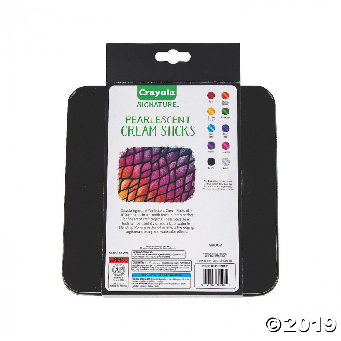 Crayola® Pearlescent Cream Sticks (1 Set(s))