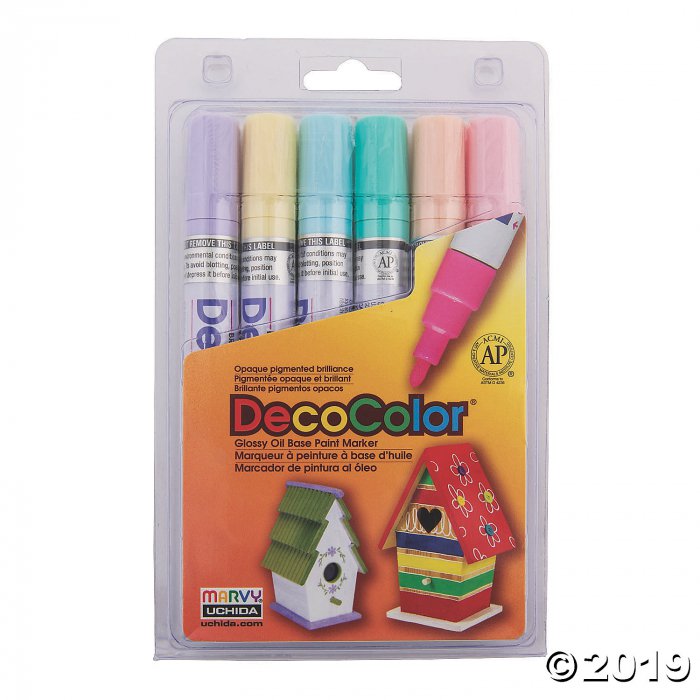 Marvy® Pastel Colors DecoColor Broad Tip Paint Markers (1 Set(s))