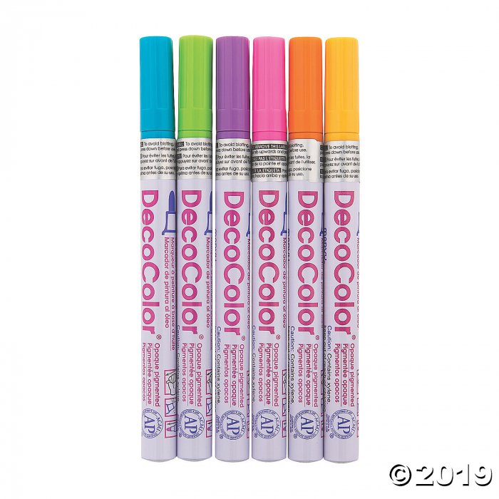 Marvy® Bright Colors DecoColor Fine Tip Paint Markers (1 Set(s))