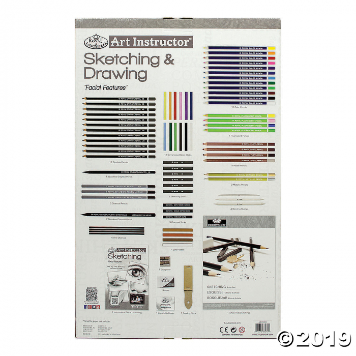 Royal & Langnickel® Art Instructor Sketching & Drawing Faces Kit (1 Set(s)) Royal & Langnickel® Art Instructor Sketching & Drawing Faces Kit (1 Set(s))