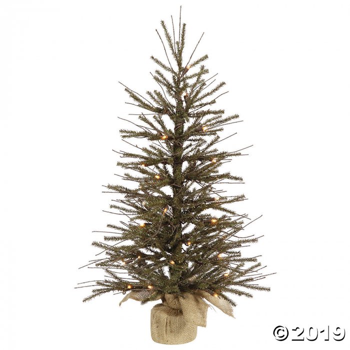 Vickerman 48" Vienna Twig Christmas Tree with Clear Lights (1 Piece(s))