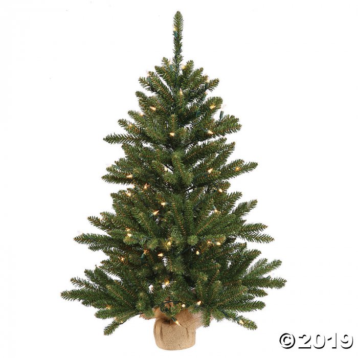 Vickerman 24" Anoka Pine Christmas Tree with Clear Lights (1 Piece(s))
