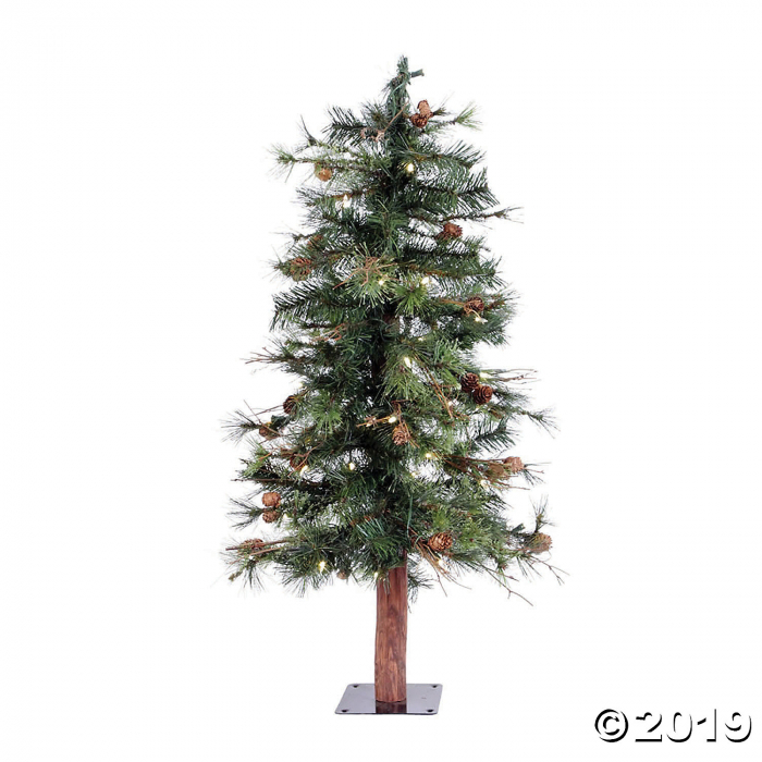 Vickerman 3' Mixed Country Pine Christmas Tree with Warm White LED Lights (1 Piece(s))