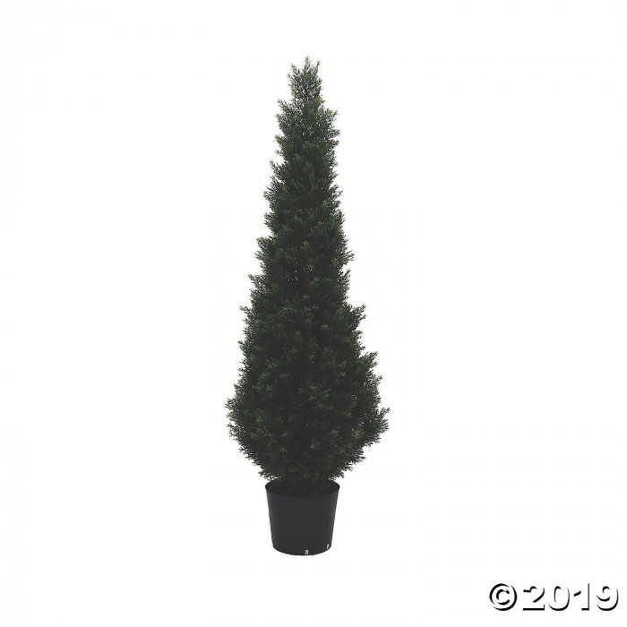 Vickerman 5' Artificial Potted Green Cedar Tree - UV Resistant (1 Piece(s))