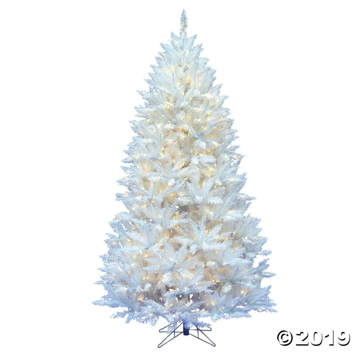 Vickerman 7.5' Sparkle White Spruce Christmas Tree with Warm White LED Lights (1 Piece(s))