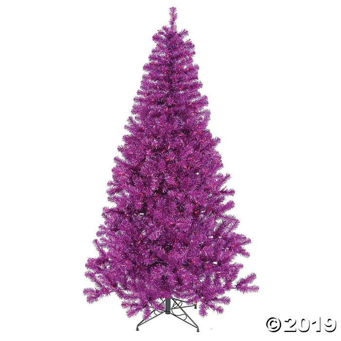 Vickerman 3' Purple Christmas Tree with Purple LED Lights (1 Piece(s))