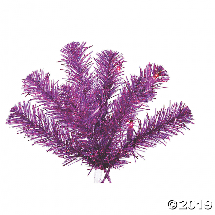Vickerman 3' Purple Christmas Tree with Purple LED Lights (1 Piece(s))