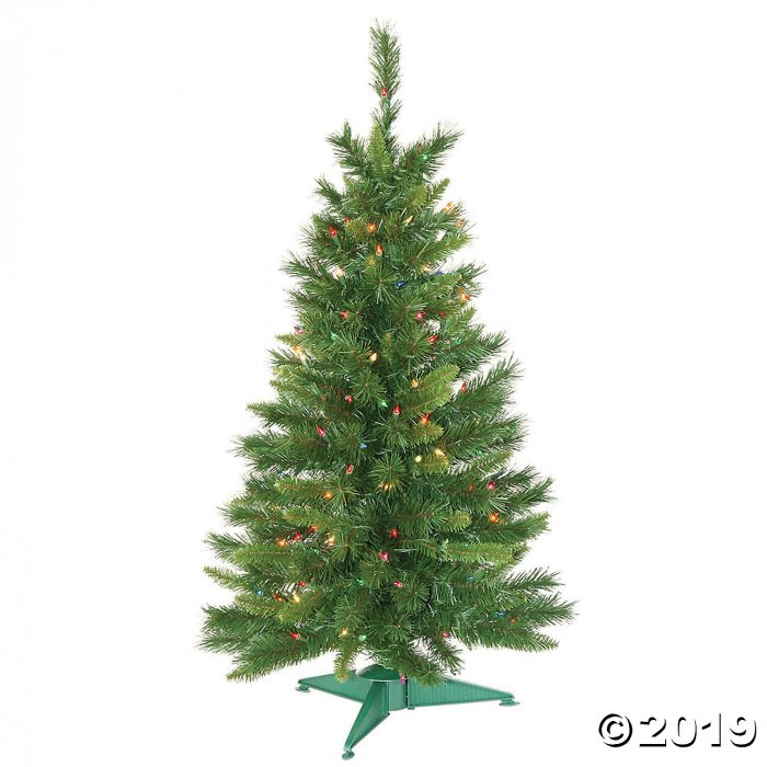 Vickerman 3.5' Imperial Pine Christmas Tree with Multi-Colored Lights (1 Piece(s))