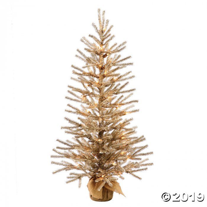 Vickerman 24" Mocha Christmas Tree with Clear Lights (1 Piece(s))