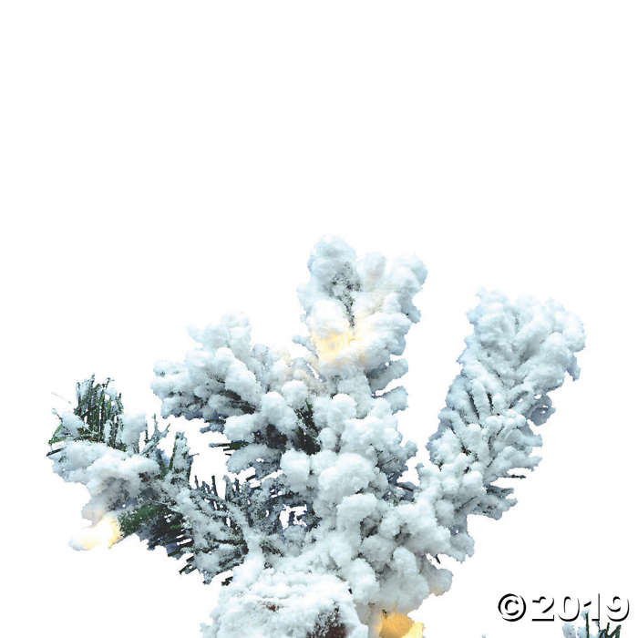Vickerman 7' Flocked Spruce Christmas Tree with Warm White LED Lights (1 Piece(s))
