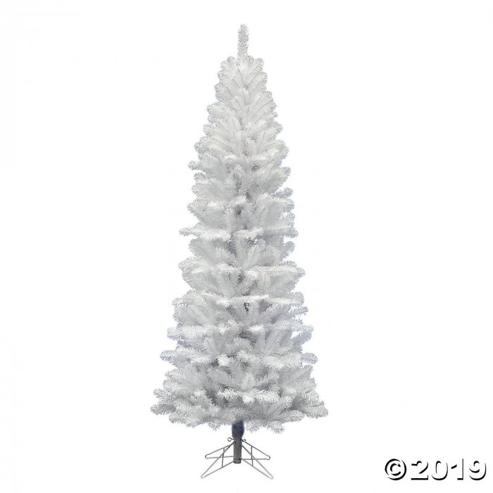 Vickerman 6.5' White Salem Pencil Pine Christmas Tree - Unlit (1 Piece(s))