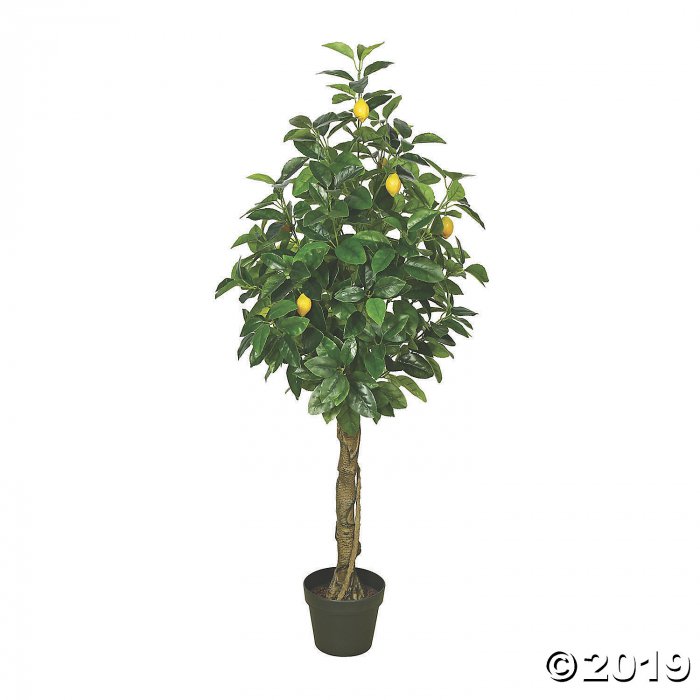 Vickerman 51" Artificial Green and Yellow Real Touch Lemon Tree (1 Piece(s))