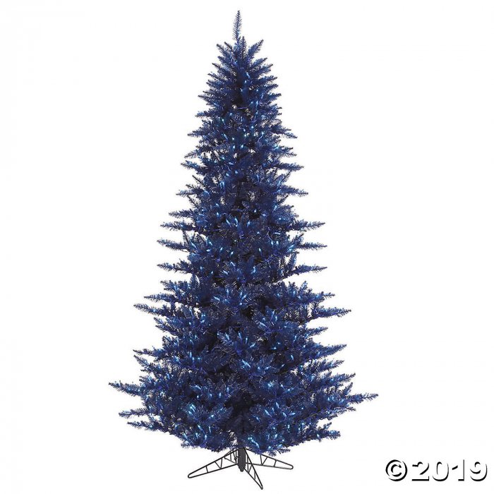 Vickerman 3' Navy Blue Fir Christmas Tree with Blue LED Lights (1 Piece(s))