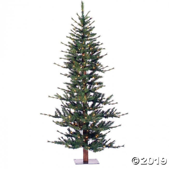 Vickerman 6' Minnesota Pine Half Christmas Tree with Clear Lights (1 Piece(s))