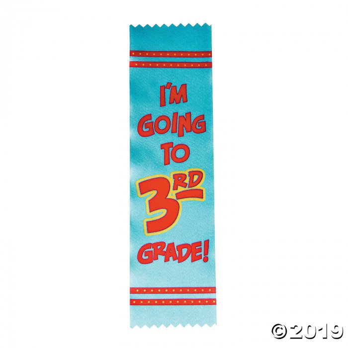 I'm Going to 3rd Grade Graduate Ribbons (Per Dozen)