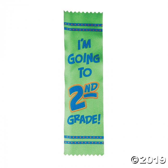 I'm Going to 2nd Grade Graduate Ribbons (Per Dozen)