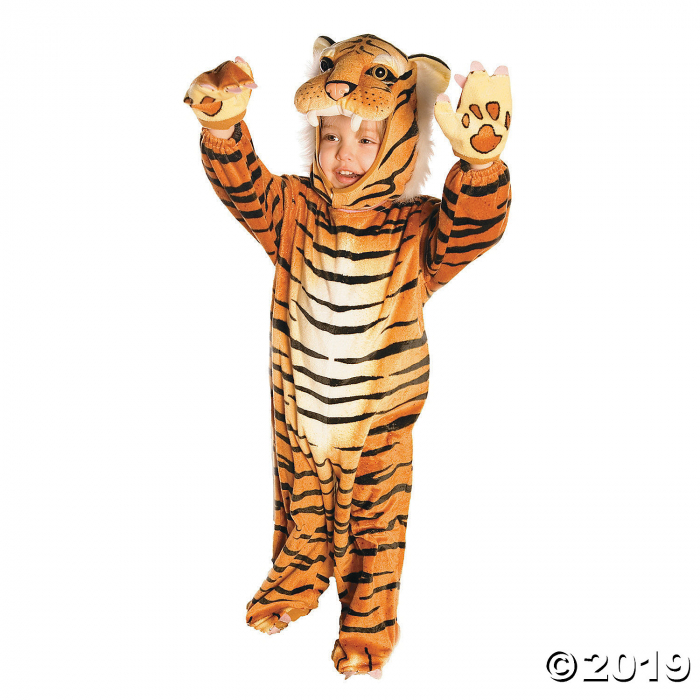 Baby/Toddler Plush Tiger Costume - Small (1 Piece(s)) Baby/Toddler Plush Tiger Costume - Small (1 Piece(s))