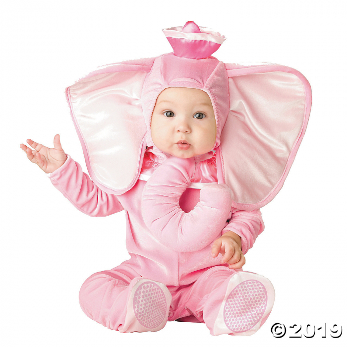 Baby Pink Elephant Costume - Small (1 Piece(s)) Baby Pink Elephant Costume - Small (1 Piece(s))