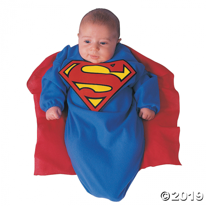 Baby Boy's Deluxe Superman Bunting Costume - 0-9 Months Baby Boy's Deluxe Superman Bunting Costume - 0-9 Months