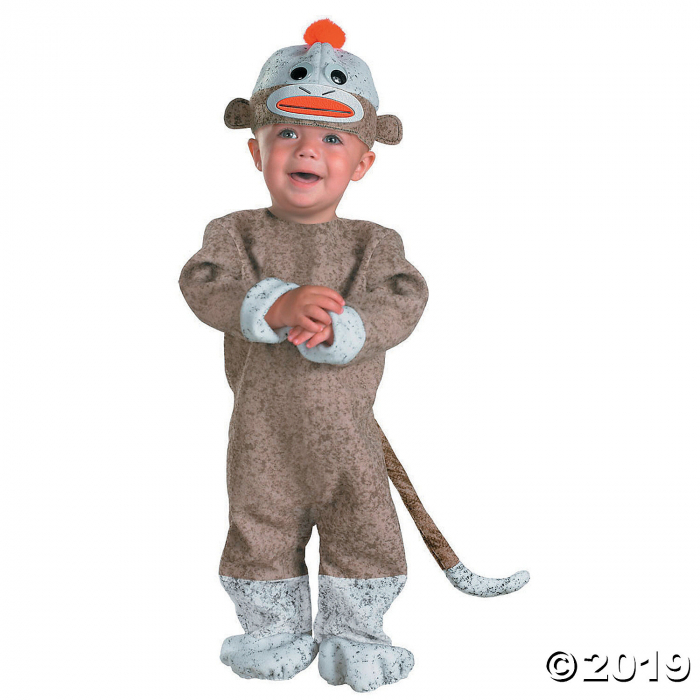 Baby Sock Monkey Costume - 12-18 Months (1 Piece(s)) Baby Sock Monkey Costume - 12-18 Months (1 Piece(s))