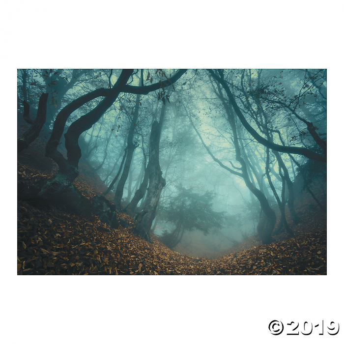 Haunted Forest Backdrop Halloween Decoration (1 Set(s))