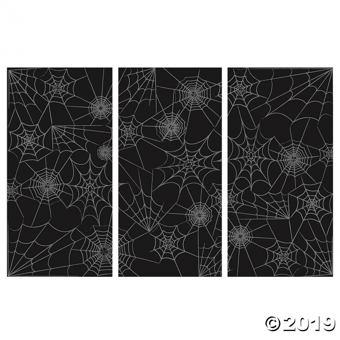 Spider Web Backdrop Halloween Decoration (1 Set(s))