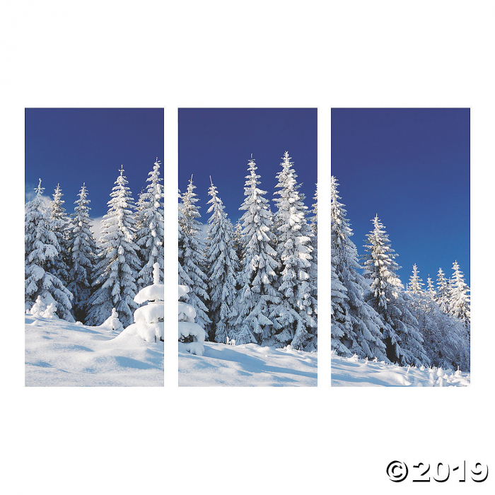 Winter Scene Backdrop (1 Set(s))