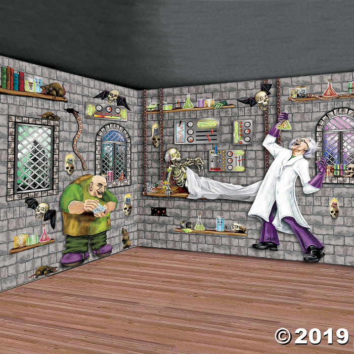 Design-A-Room Mad Scientist Backdrop Pack (1 Set(s))