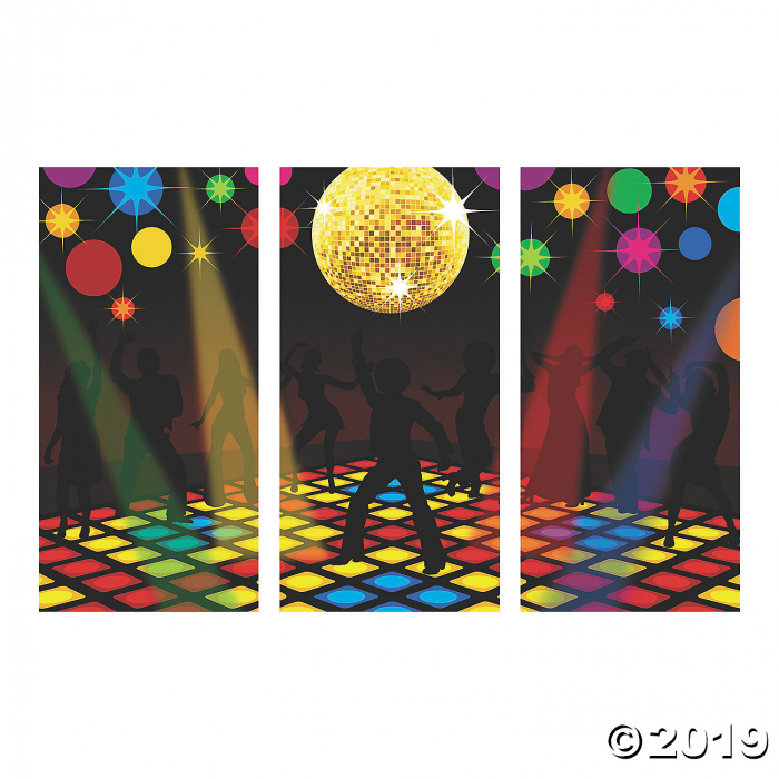Disco Party Backdrop (1 Set(s))