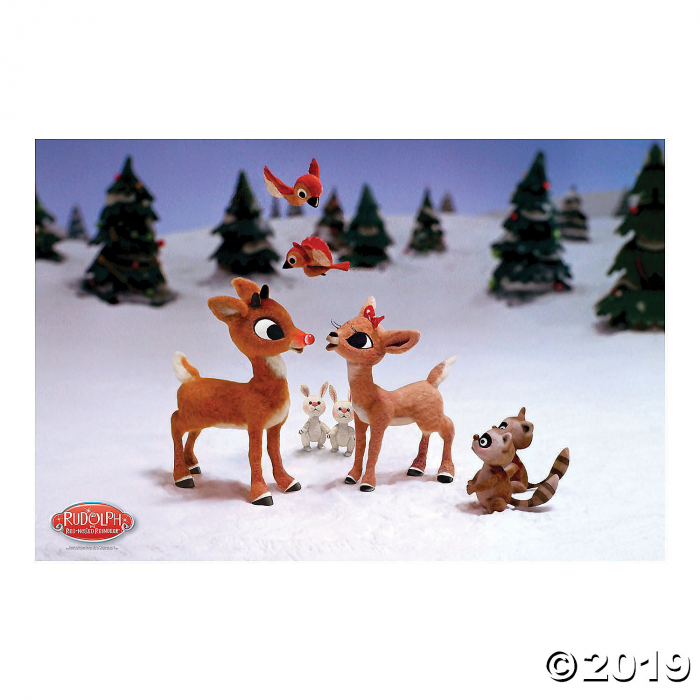 Rudolph the Red-Nosed Reindeer® Backdrop Banner (1 Set(s))