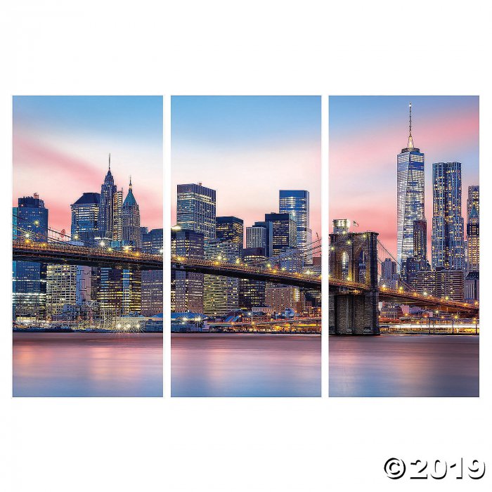 City Skyline Backdrop Banner (1 Set(s))
